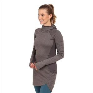 Merrell Women’s balaclava tunic gray hoodie top XS